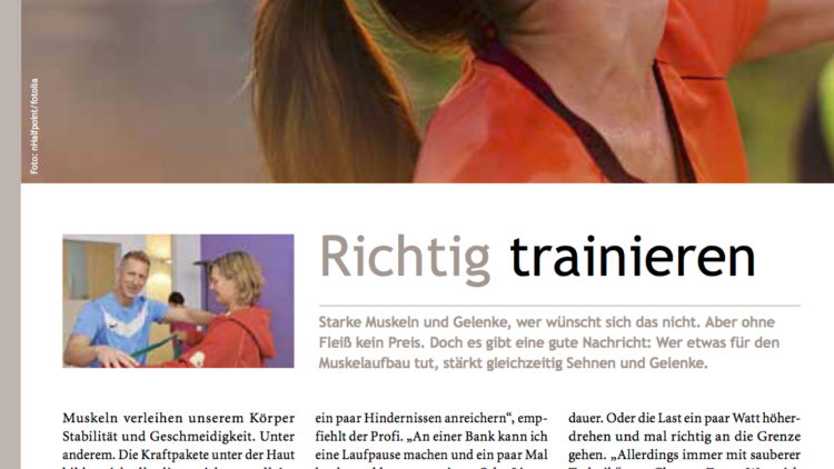 Richtig trainieren