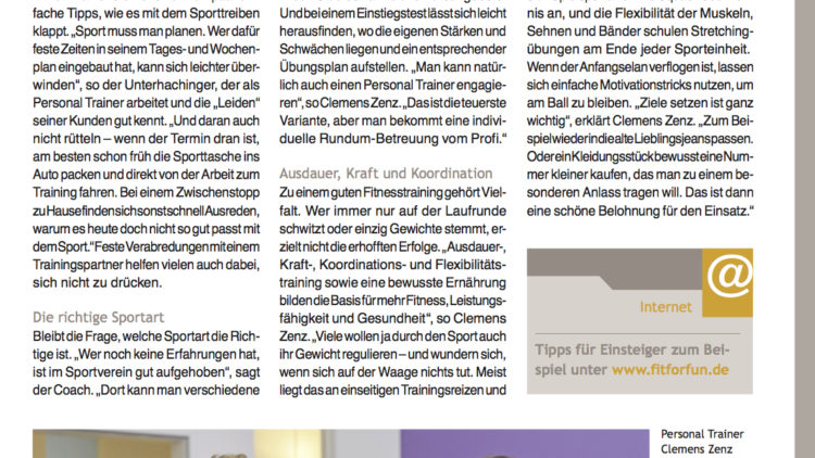 Für jeden der richtige Sport